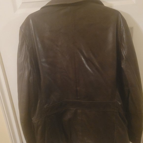 Vintage Versace Leather Jacket - Picture 3 of 7